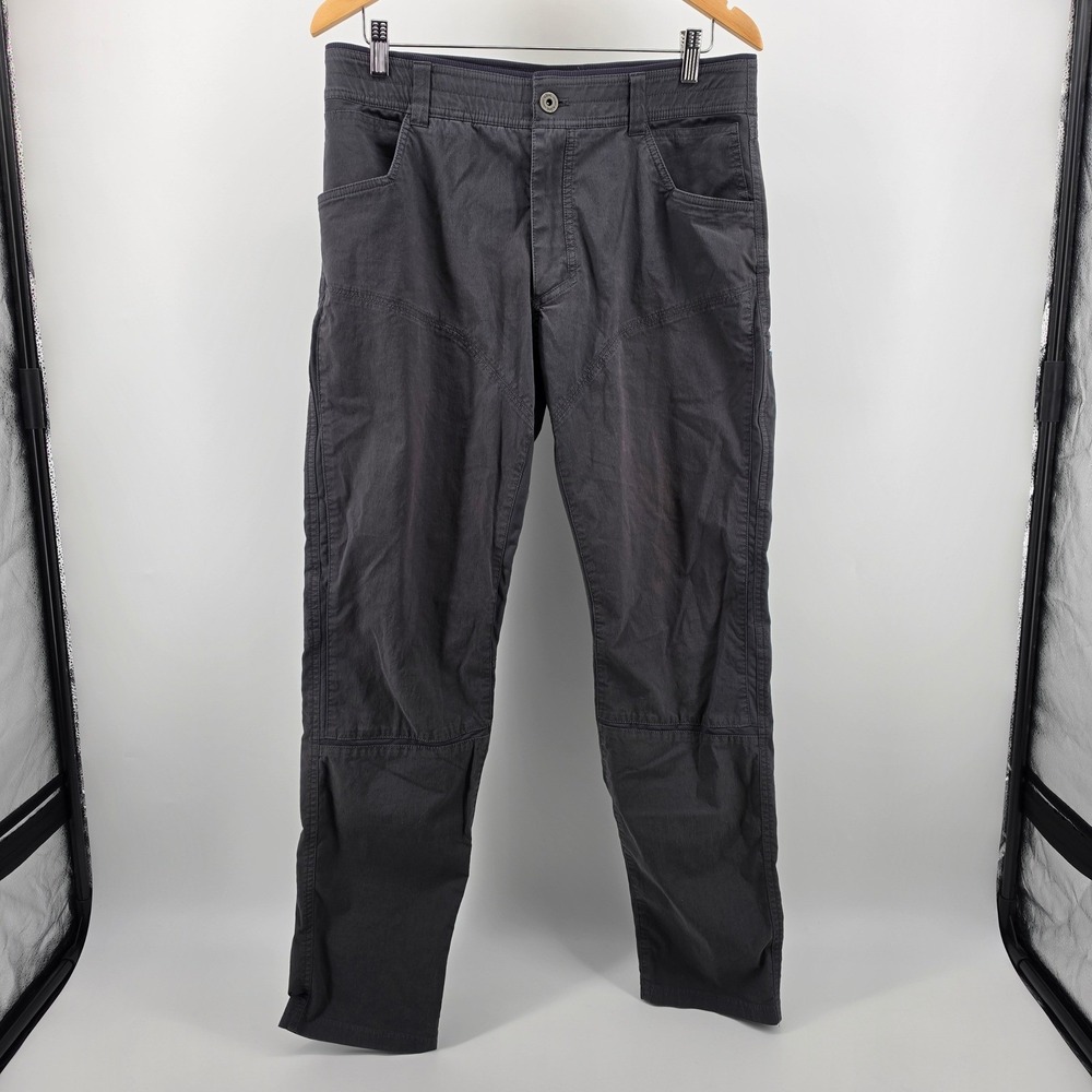 Kuhl Free Radikl Mens 34x34 Carbon Gray Hiking Outdoor Hybrid Stretch Pants